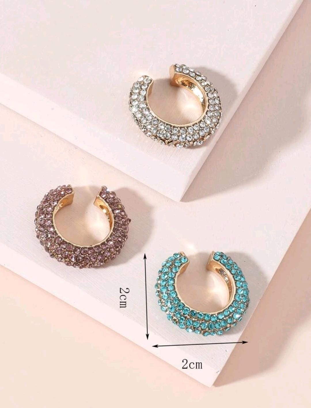 3 piezas Cuff de oreja