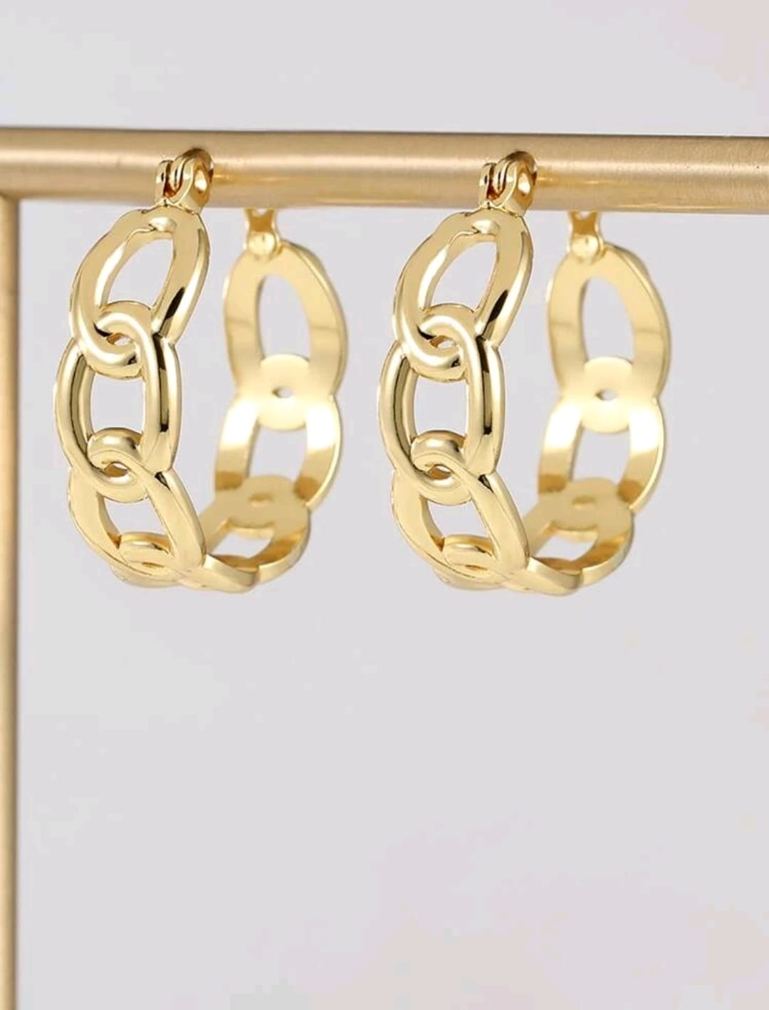 Pendientes de aro con diseño