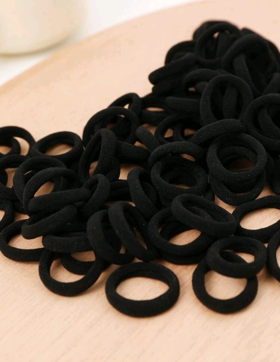 100 piezas de bandas elásticas de pelo