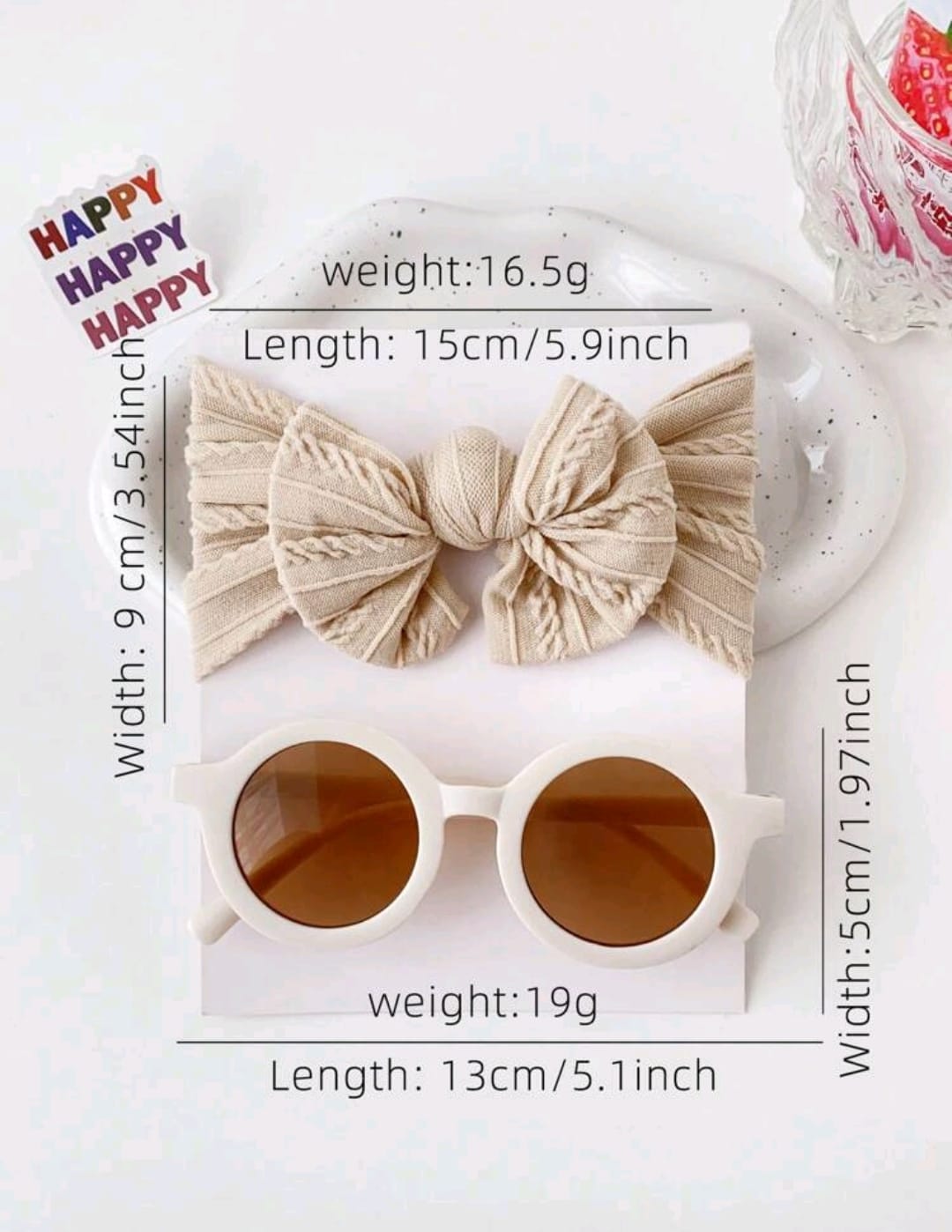 Conjunto de 2 piezas de nuevos accesorios para el cabello para niñas y niños bebés