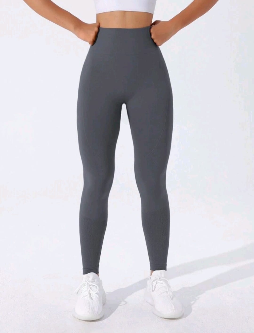 SHEIN Sport Studio Leggings deportivos sin costuras de alta elasticidad