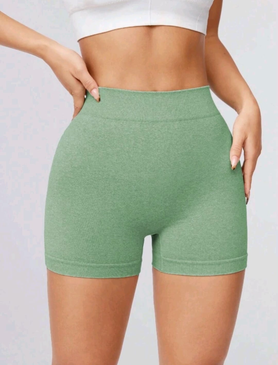 SHEIN Sport Seamluxe Pantalones cortos de entrenamiento