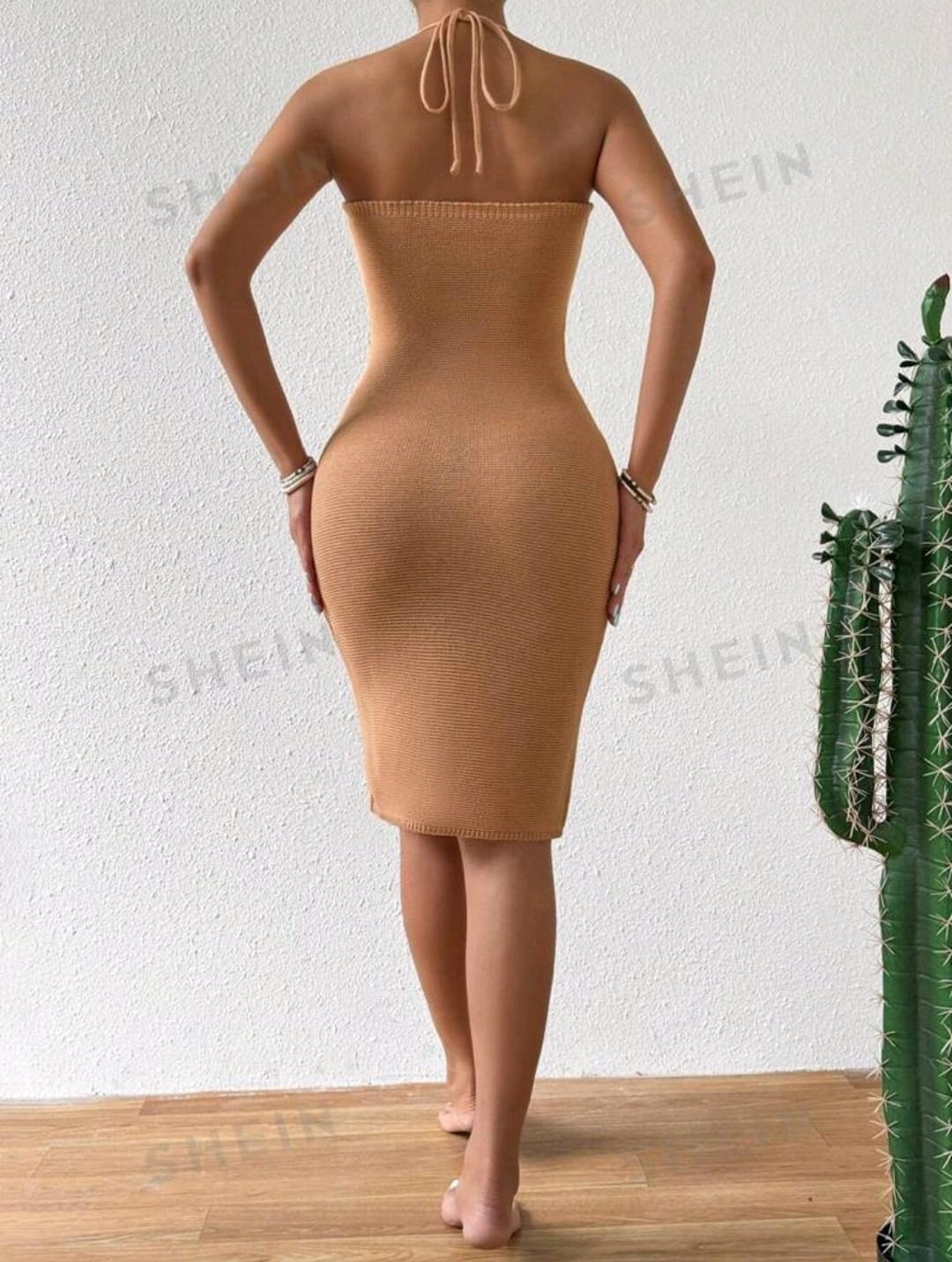 SHEIN Holidaya Vestido De Suéter Sin Mangas