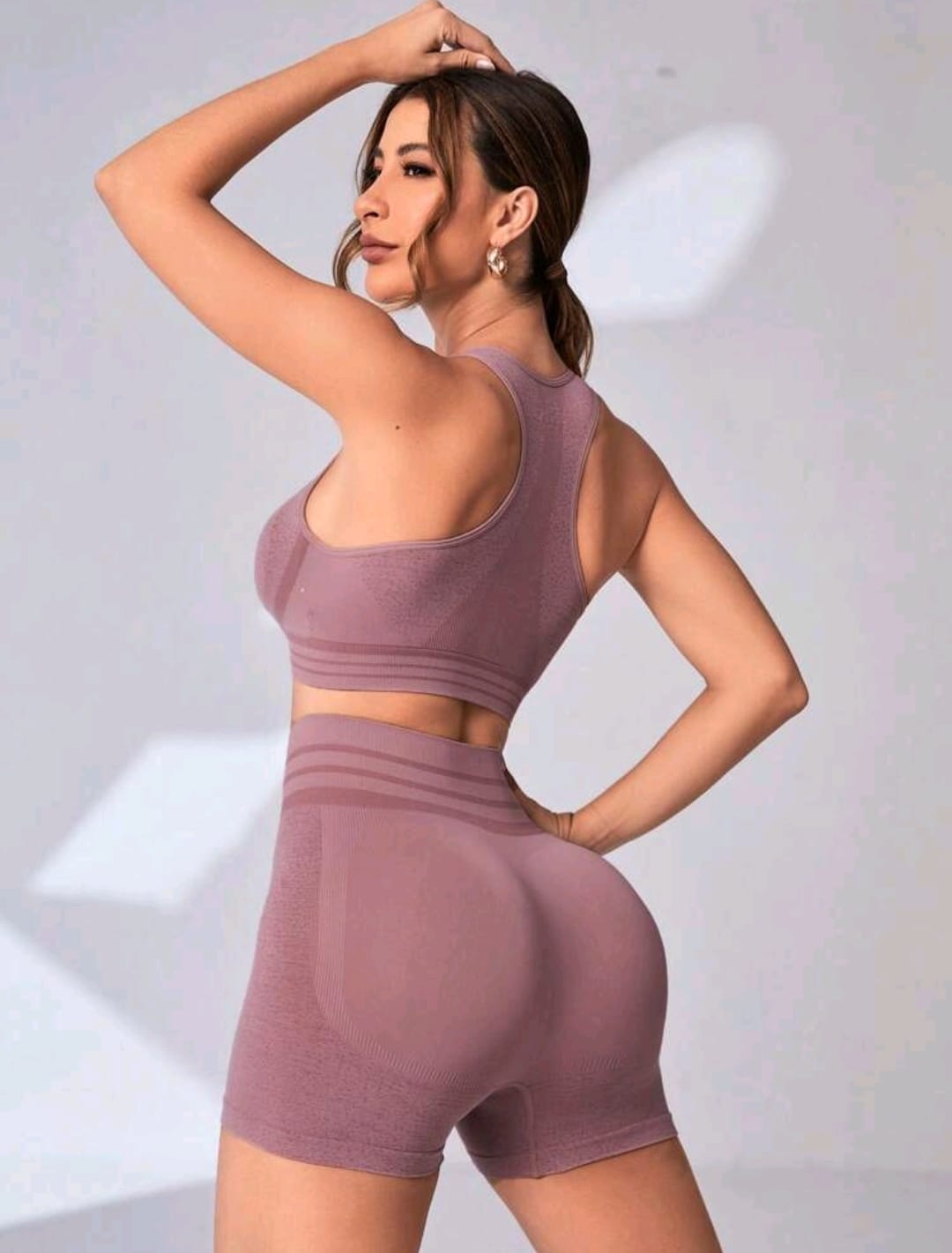 SHEIN Sport Studio Sujetador deportivo de gran elasticidad sin costuras