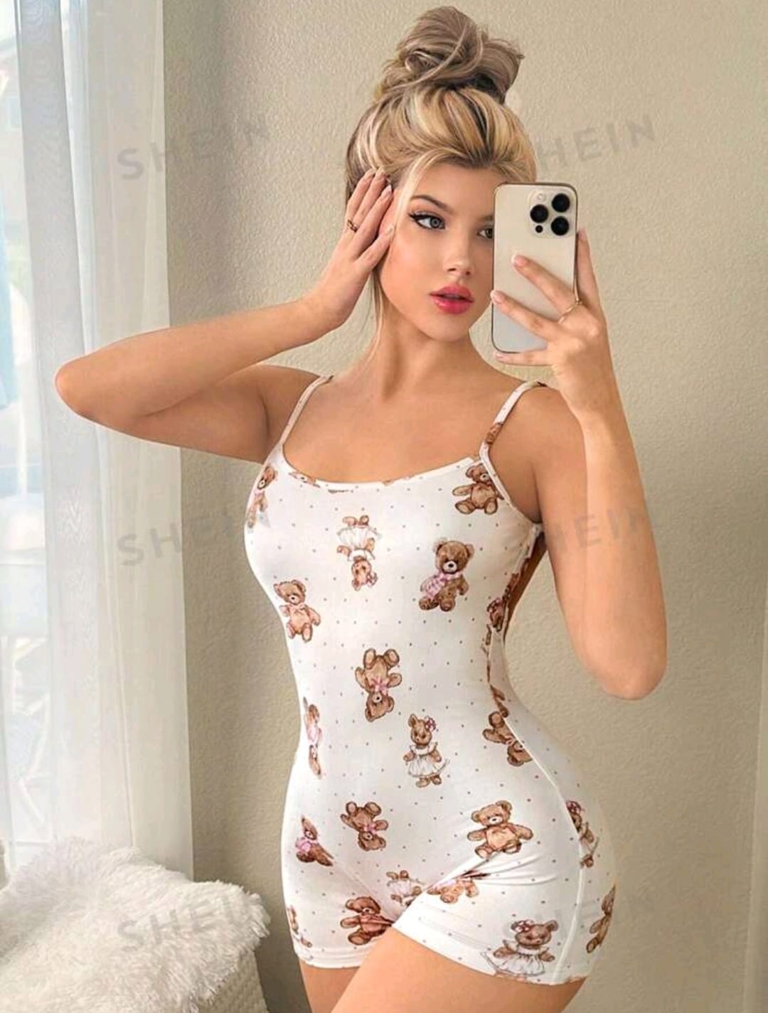 Sweetina Pijama de estilo Y2K para mujer, sexy con tirantes finos