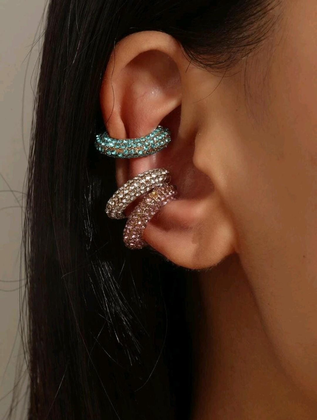3 piezas Cuff de oreja
