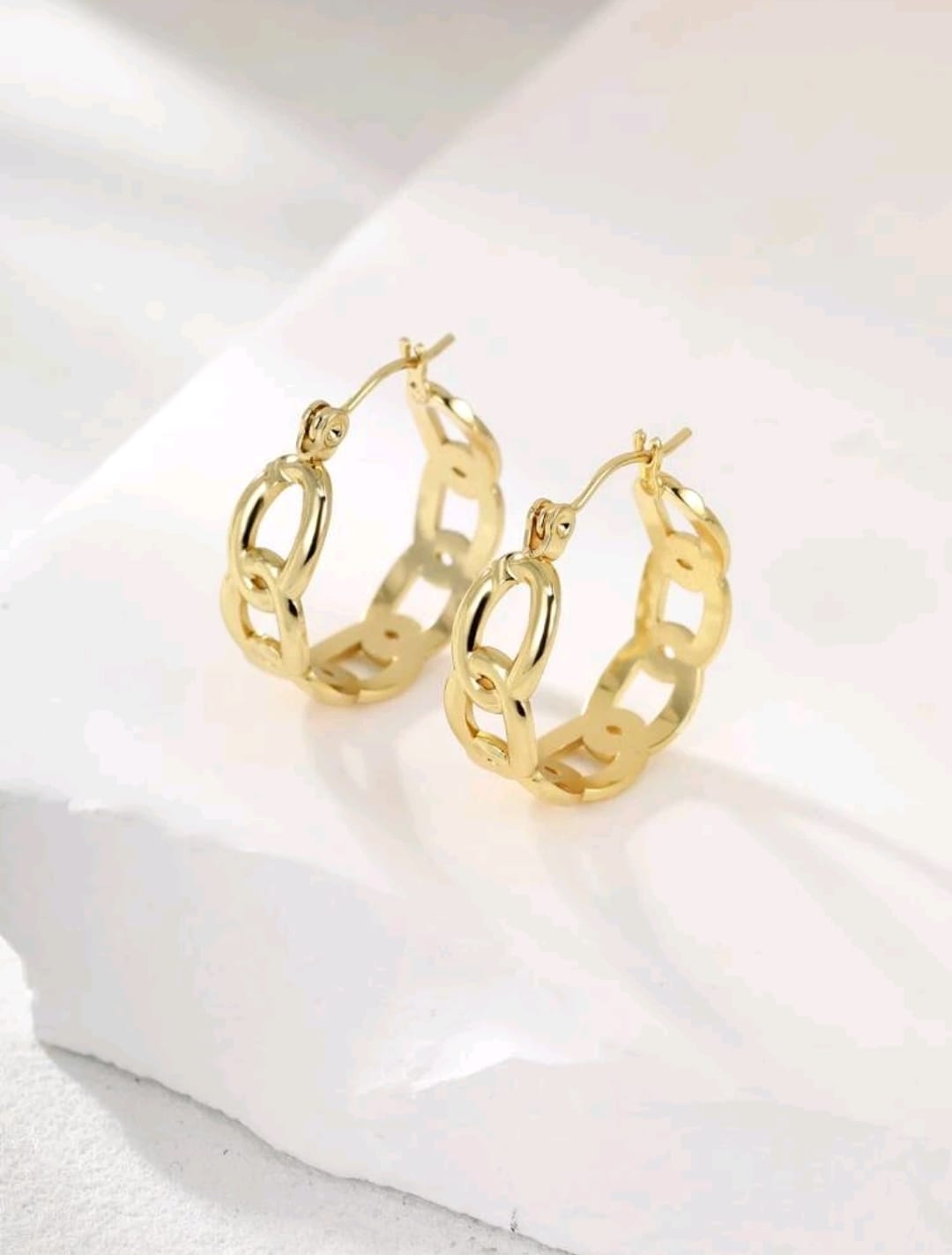 Pendientes de aro con diseño