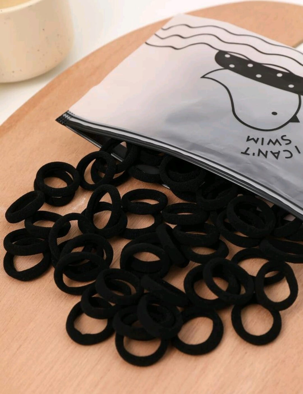 100 piezas de bandas elásticas de pelo