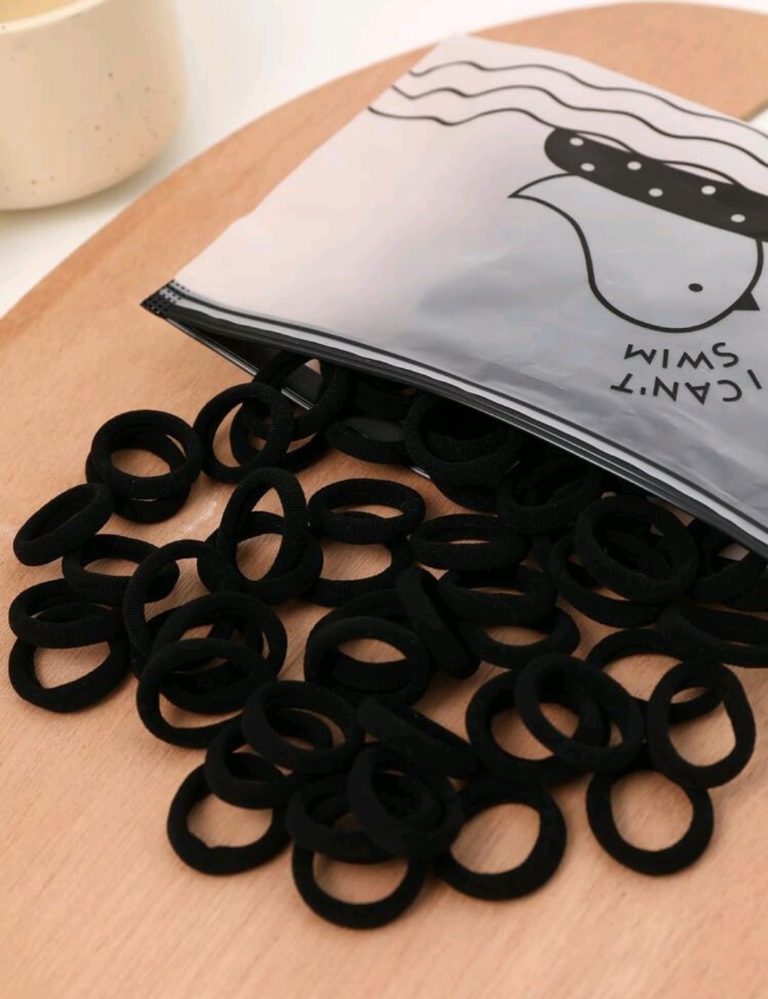 100 piezas de bandas elásticas de pelo