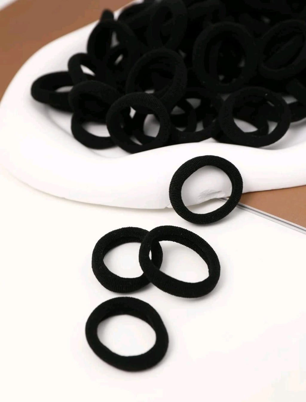 100 piezas de bandas elásticas de pelo