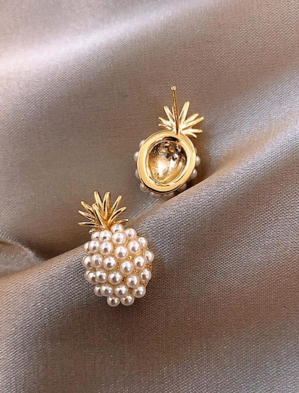 Pendientes Con Diseño De Piña