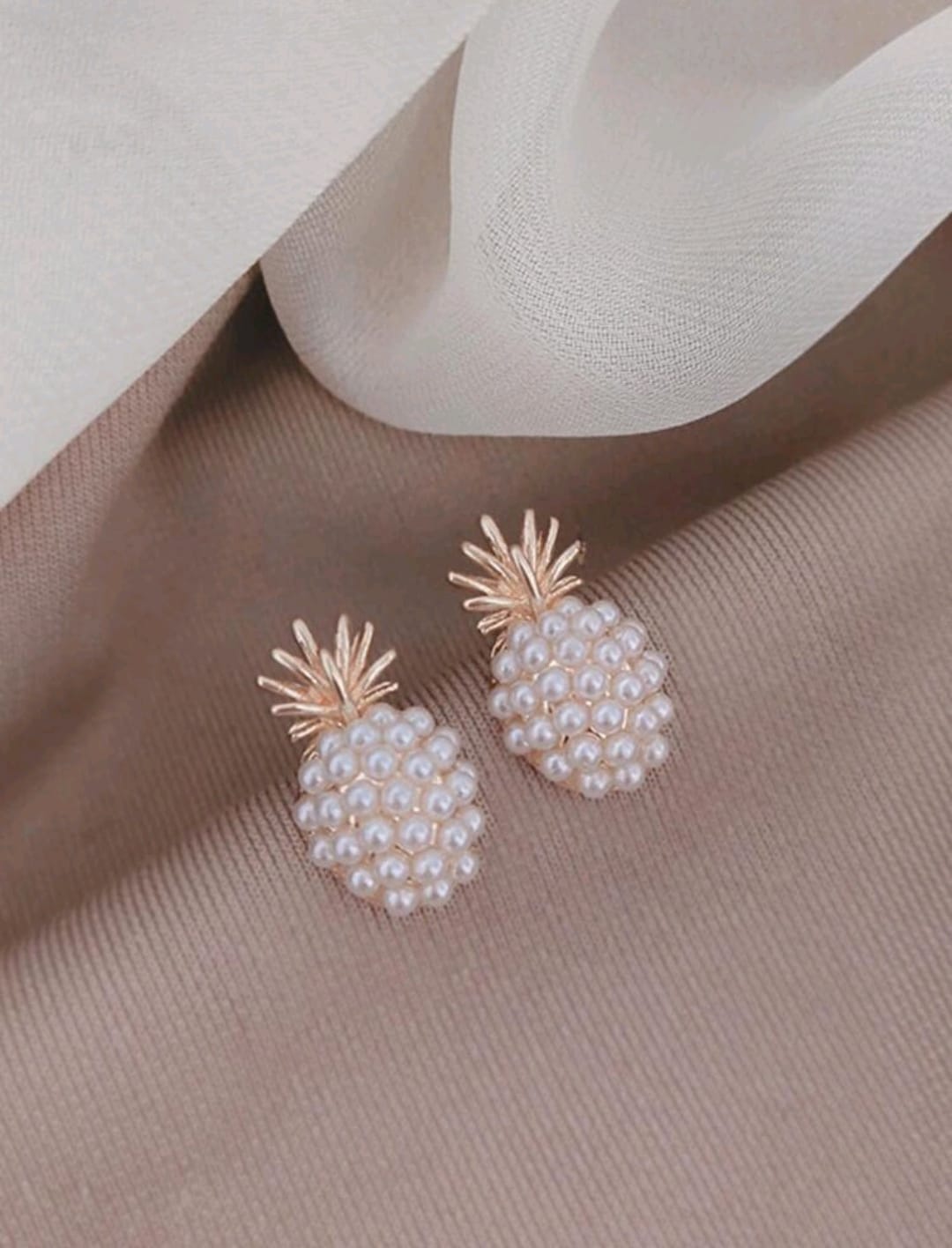 Pendientes Con Diseño De Piña