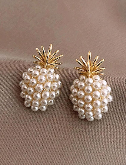 Pendientes Con Diseño De Piña