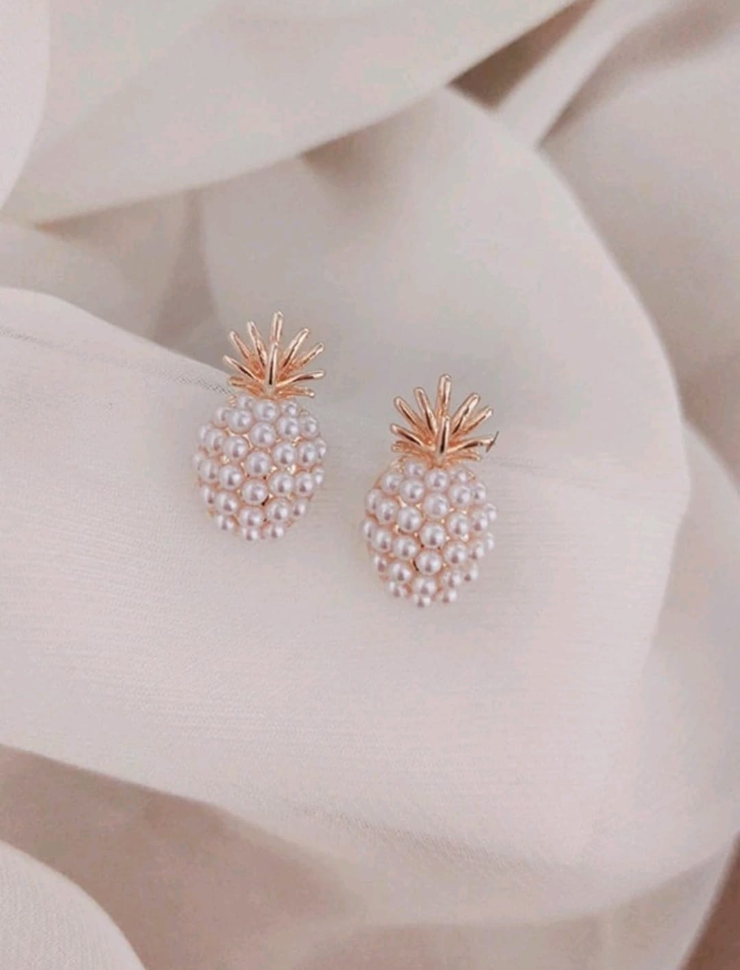 Pendientes Con Diseño De Piña