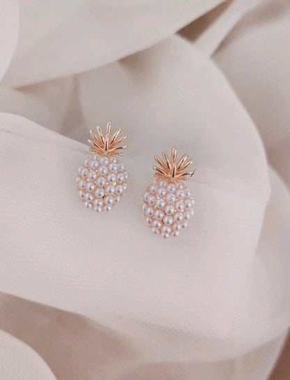 Pendientes Con Diseño De Piña
