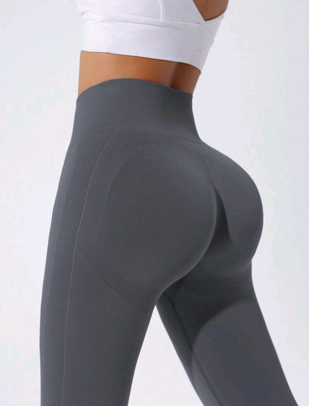 SHEIN Sport Studio Leggings deportivos sin costuras de alta elasticidad