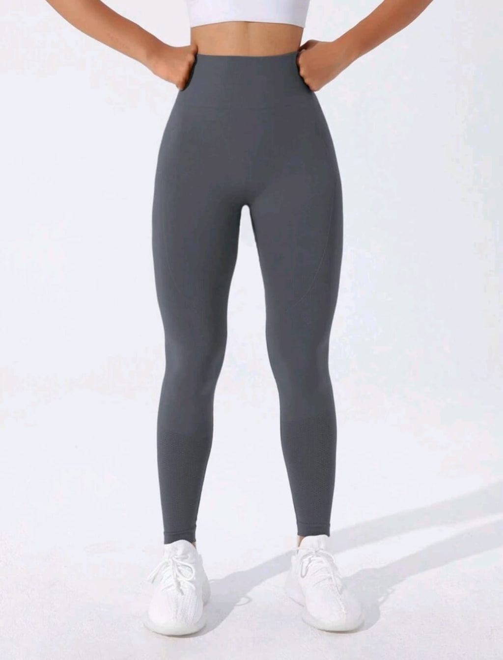 SHEIN Sport Studio Leggings deportivos sin costuras de alta elasticidad