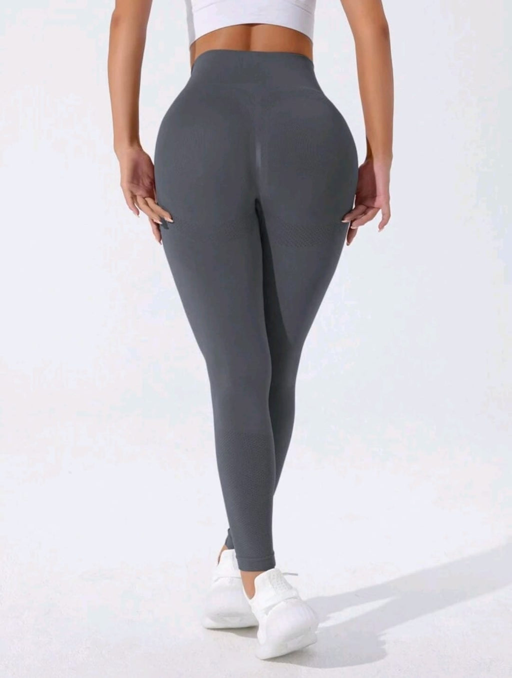 SHEIN Sport Studio Leggings deportivos sin costuras de alta elasticidad