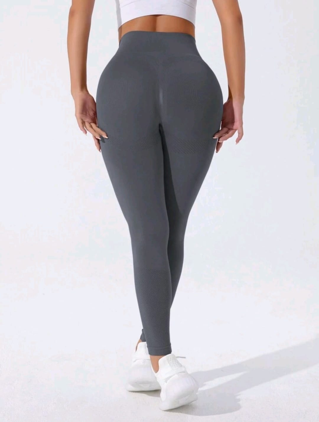 SHEIN Sport Studio Leggings deportivos sin costuras de alta elasticidad