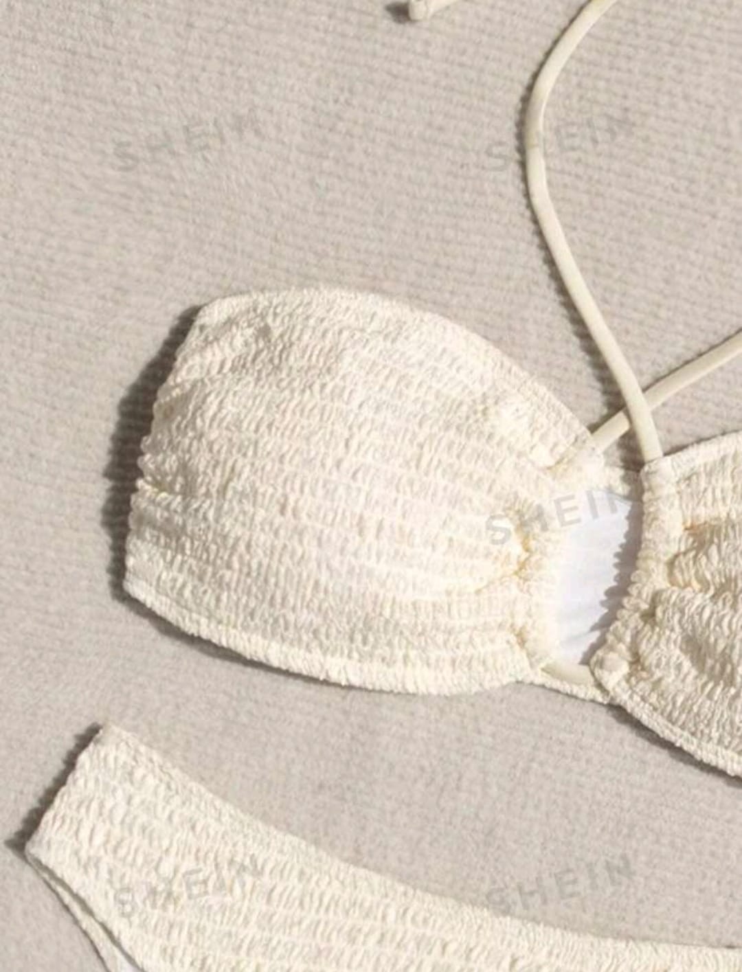 SHEIN Swim Conjunto De Bikini De Cuello Halter
