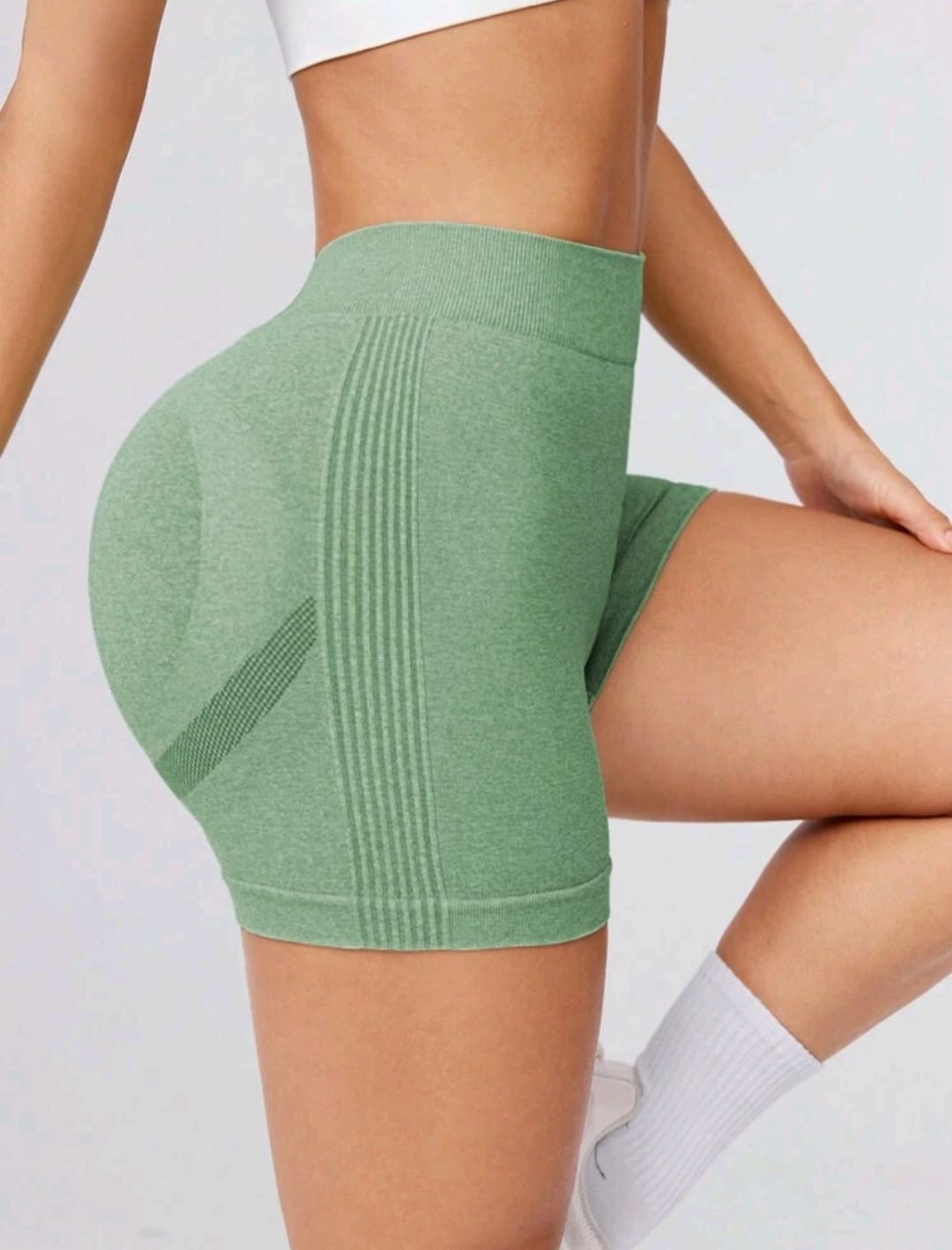 SHEIN Sport Seamluxe Pantalones cortos de entrenamiento