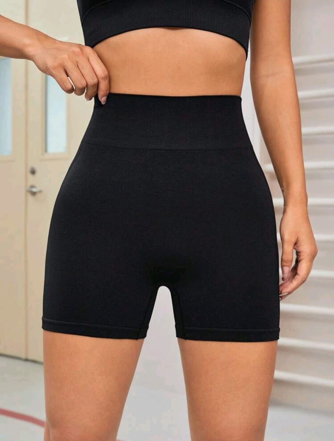 SHEIN Sport Studio Pantalones cortos sin costuras