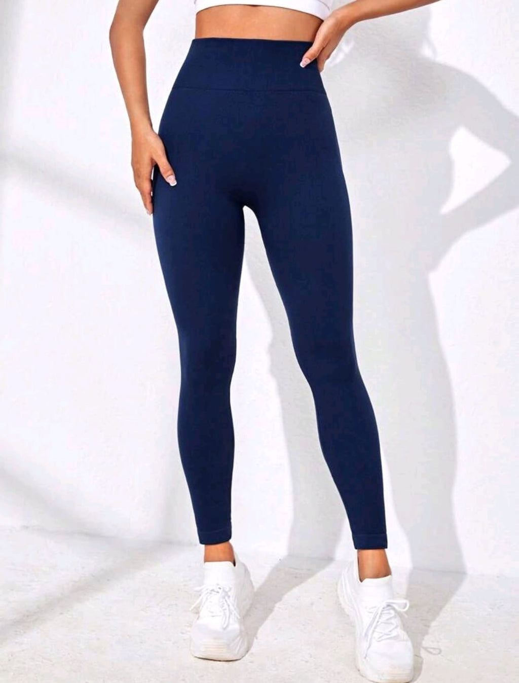SHEIN Sport Studio Leggings Deportivos Sólidos