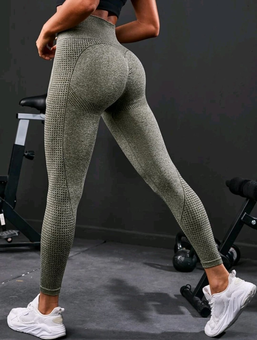 Yoga Basic Leggings deportivos unicolor control de barriga