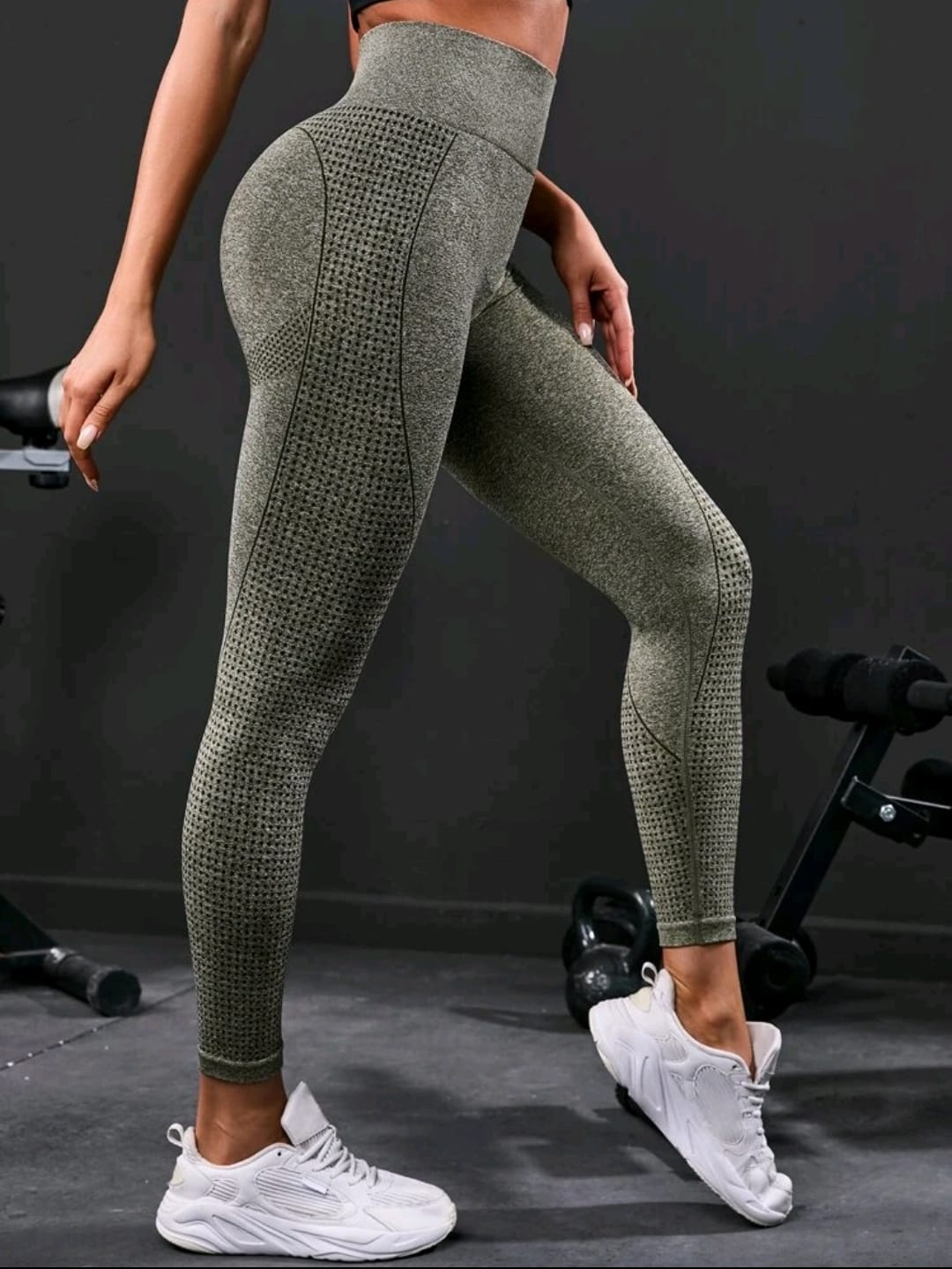 Yoga Basic Leggings deportivos unicolor control de barriga