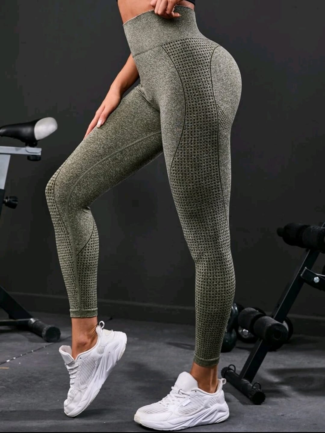 Yoga Basic Leggings deportivos unicolor control de barriga