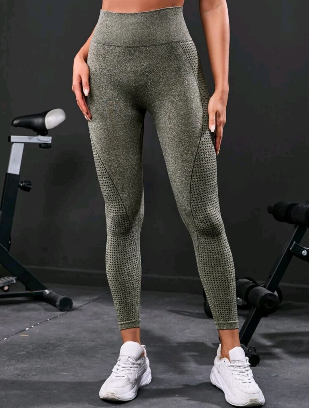 Yoga Basic Leggings deportivos unicolor control de barriga