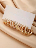 6 Pares/ Set Pendientes Decorados