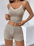 SHEIN MOOSTA 2 piezas Conjunto de top y pantalones