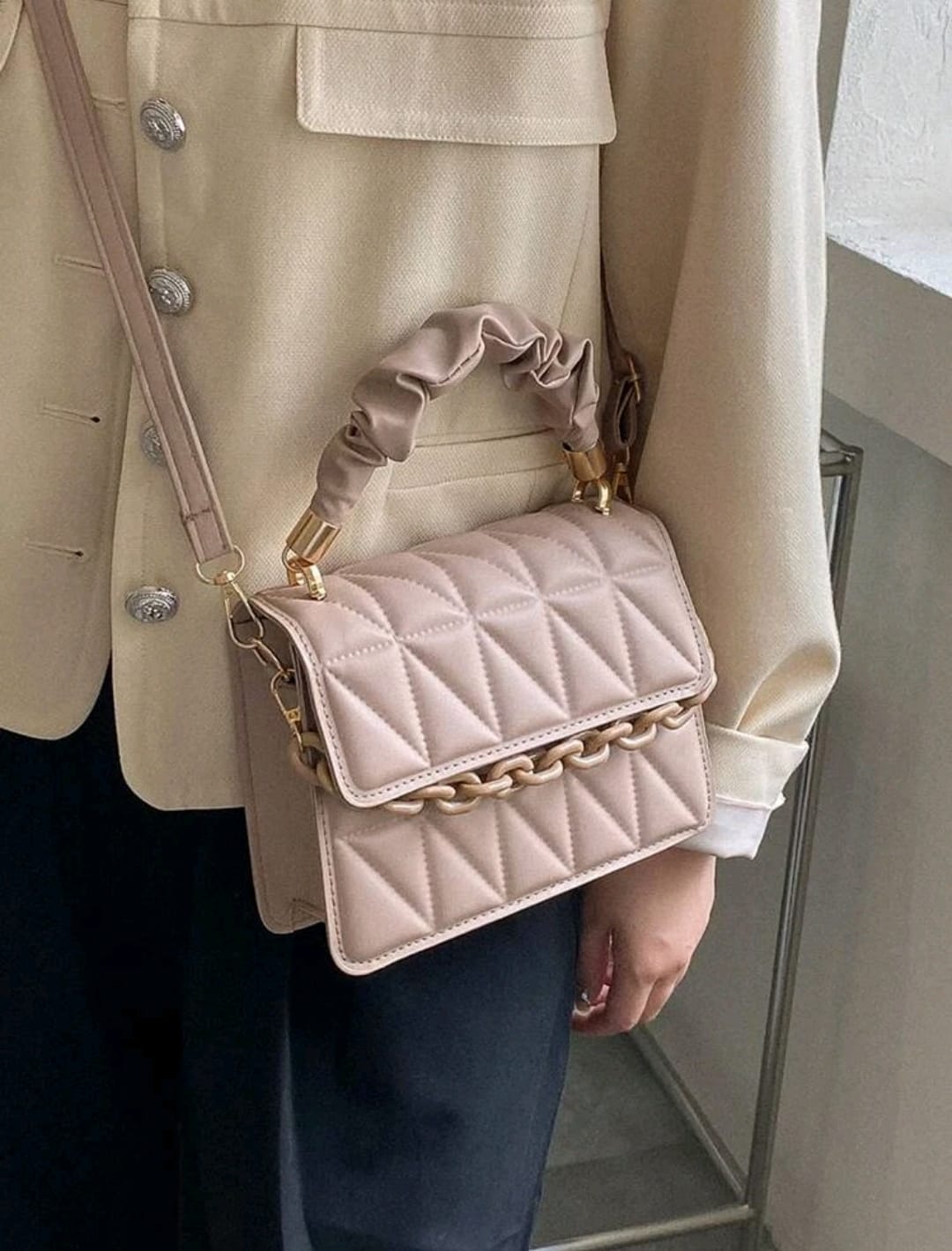 Bolso cuadrado, ligero, informal, de negocios