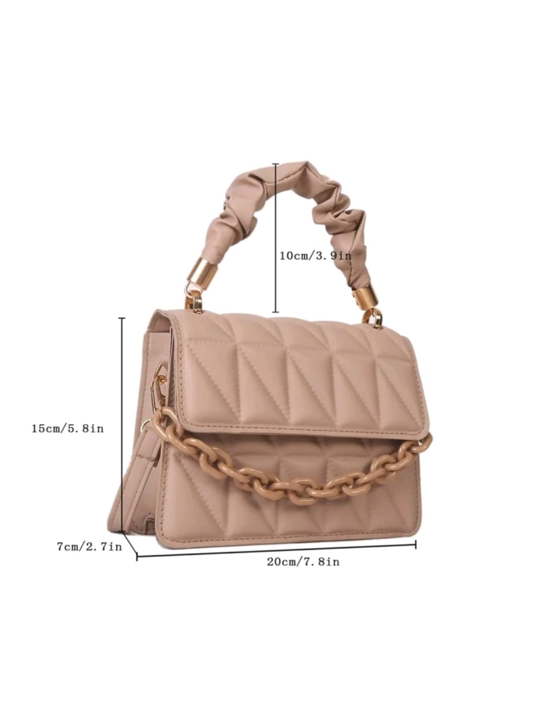 Bolso cuadrado, ligero, informal, de negocios