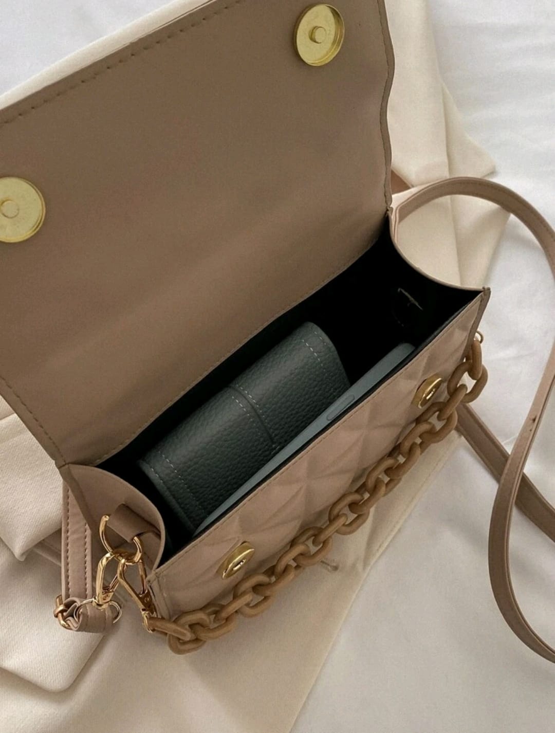 Bolso cuadrado, ligero, informal, de negocios