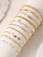 Set de 10 piezas de pulsera con de estrella