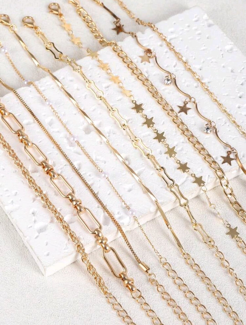 Set de 10 piezas de pulsera con de estrella
