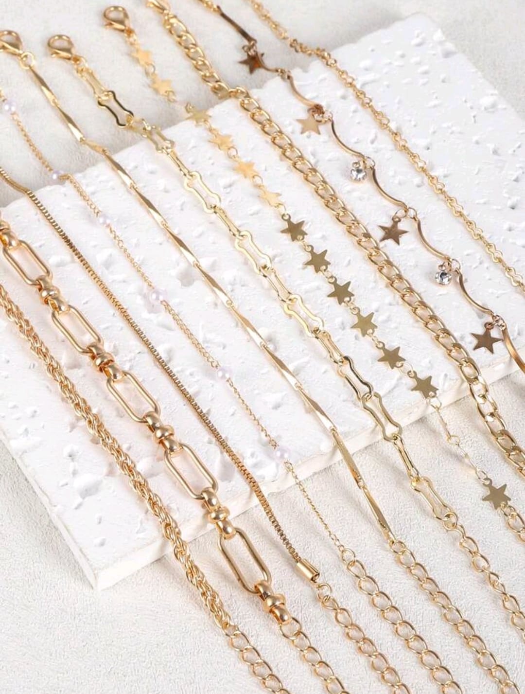 Set de 10 piezas de pulsera con de estrella