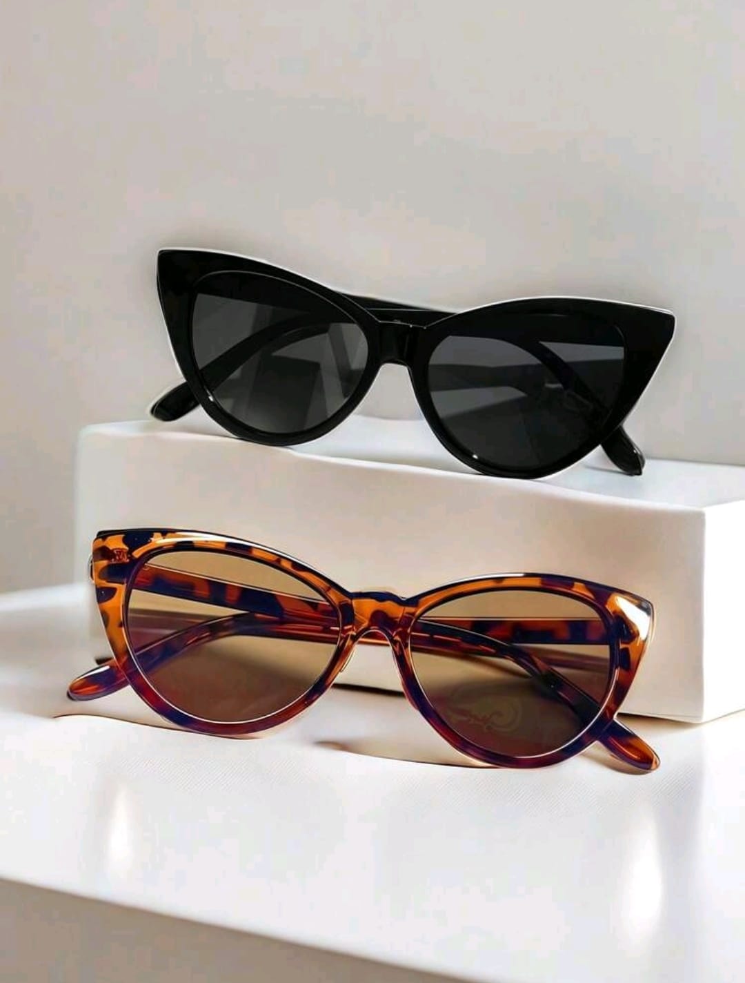 2 pares de gafas unisex de montura grande retro