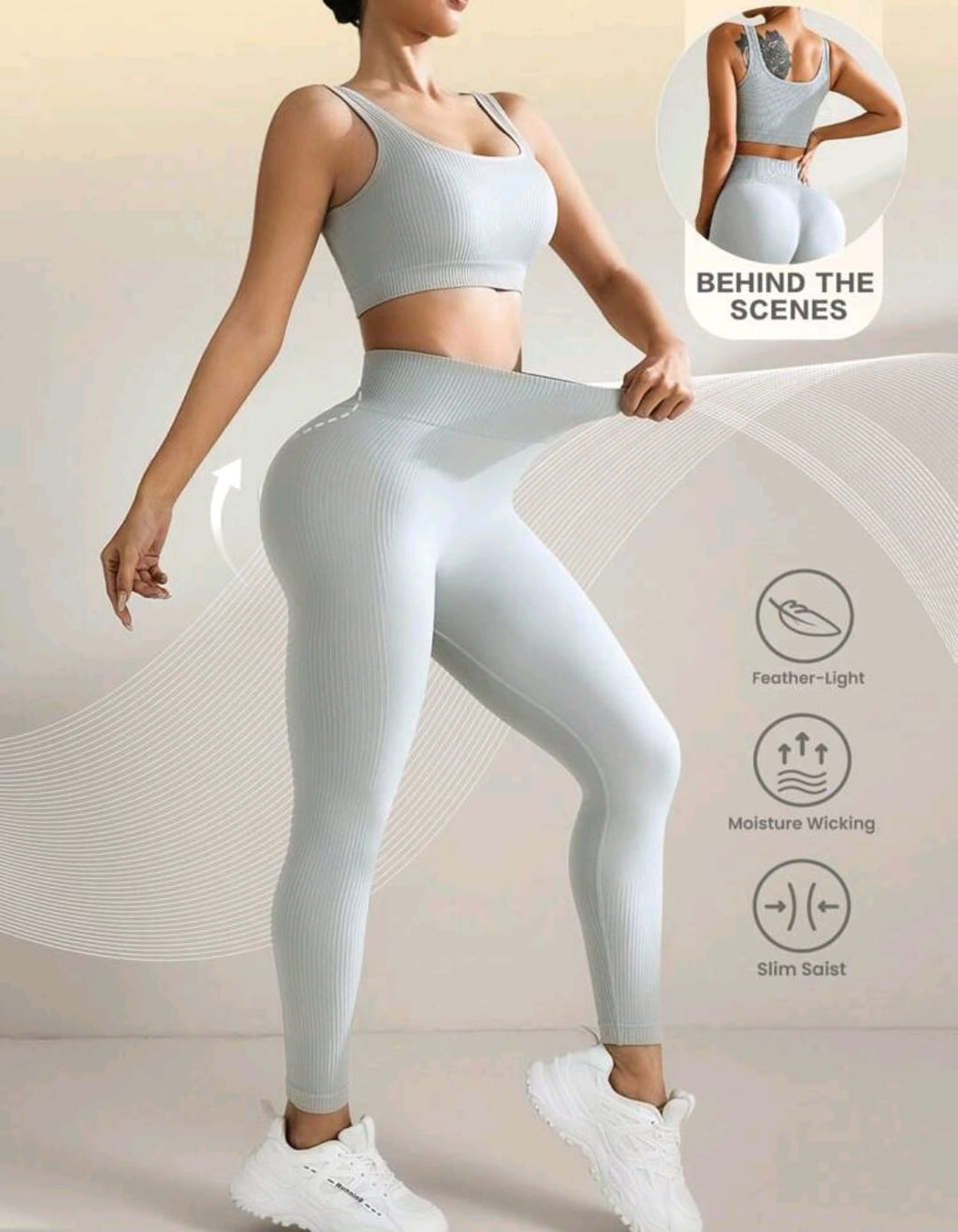 SHEIN Sport Studio Conjunto deportivo de unicolor