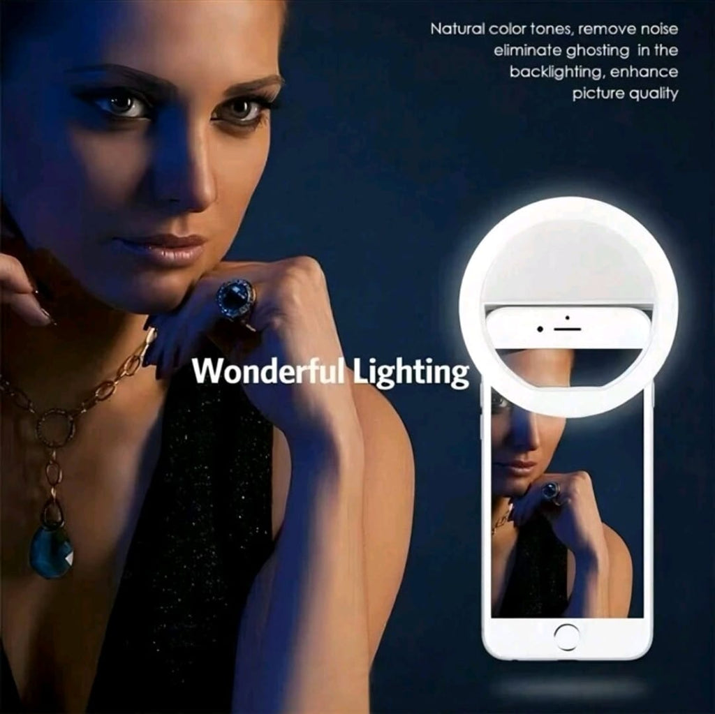 Luz de pinza recargable portátil, apta para fotografía al aire libre