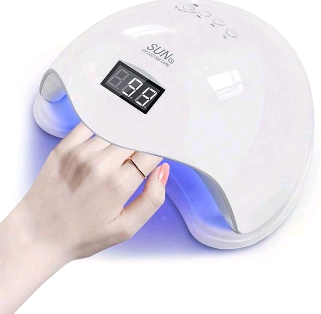 1 Pieza Xl Lámpara De Uñas Led, Secador De Uñas Gel Polaco Curado Luz Led