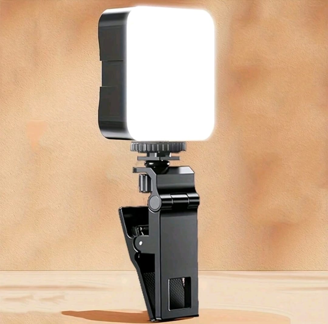1 pieza portátil Anillo de luz para móvil con Clip