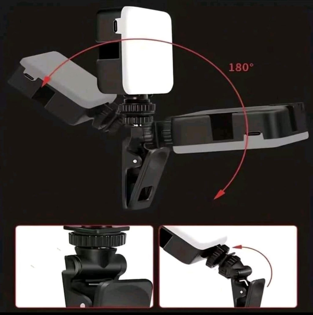 1 pieza portátil Anillo de luz para móvil con Clip