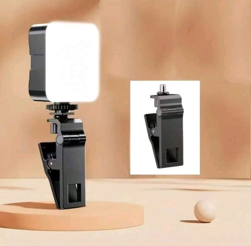 1 pieza portátil Anillo de luz para móvil con Clip