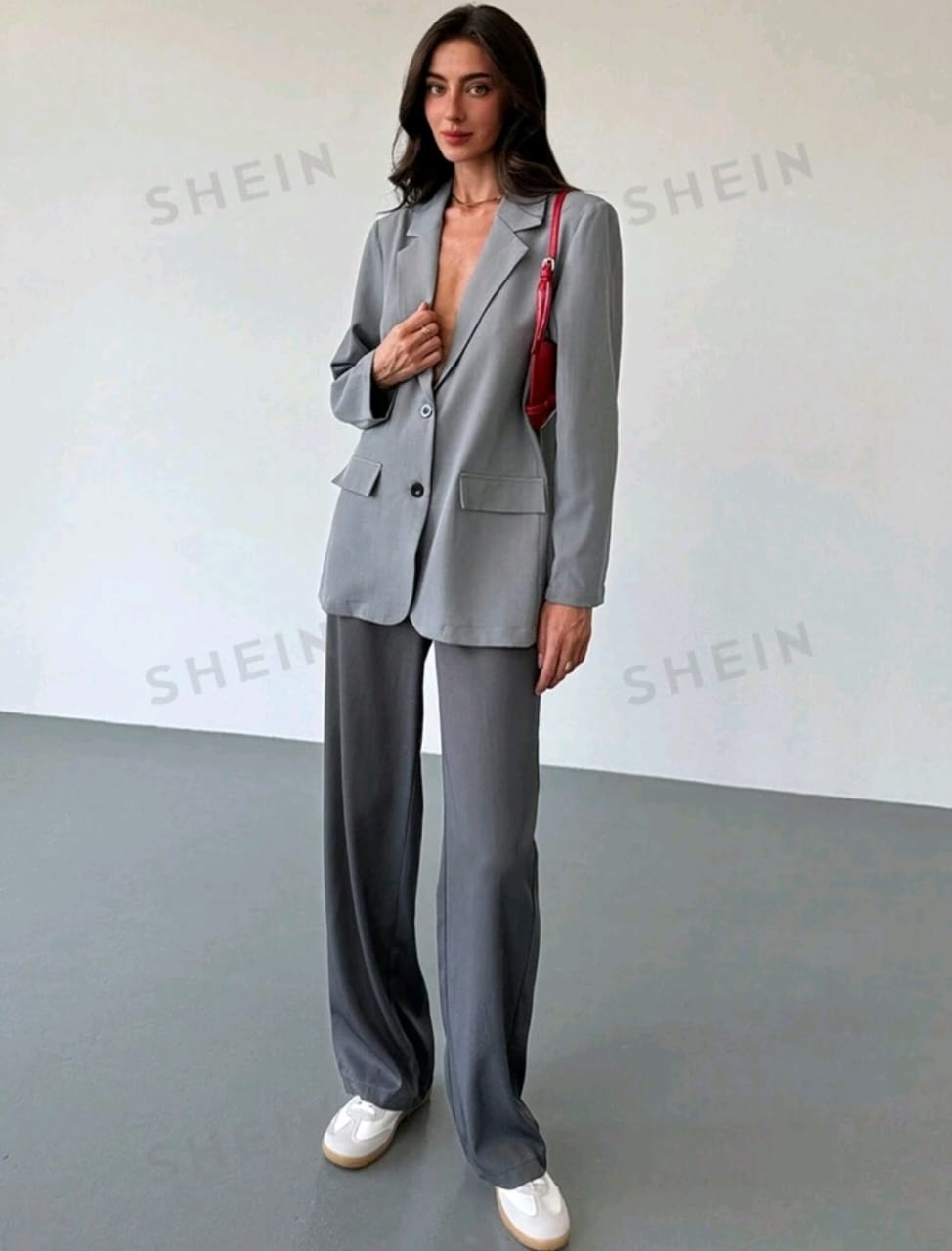 Aloruh Chaqueta de blazer oversize