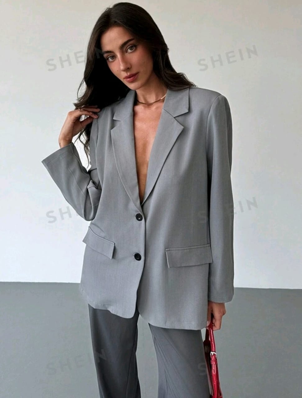 Aloruh Chaqueta de blazer oversize