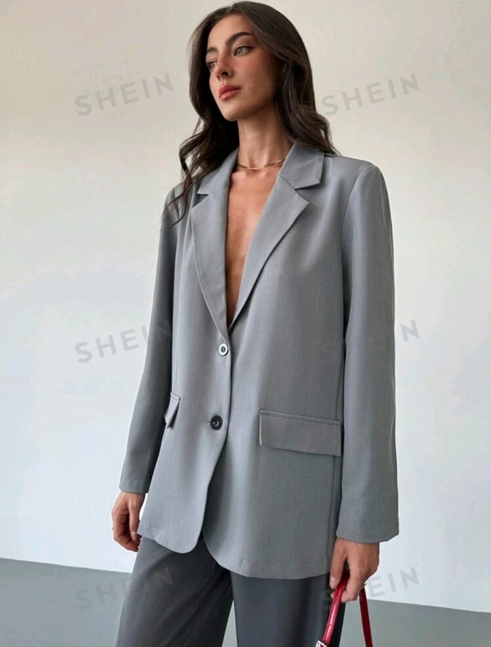 Aloruh Chaqueta de blazer oversize