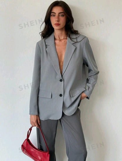 Aloruh Chaqueta de blazer oversize